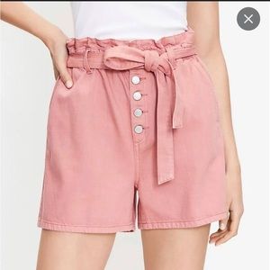 LOFT Shorts with tie